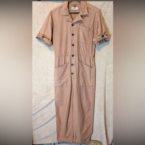 Madewell x As Ever Coveralls Button-Up Jumpsuit 100% Cotton Classic Cottagecore